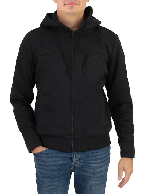 COLMAR SPELL Full zip sweatshirt with pockets and hood black - Sweatshirts