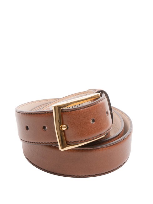 THE BRIDGE CORE  Leather belt BROWN - Belts
