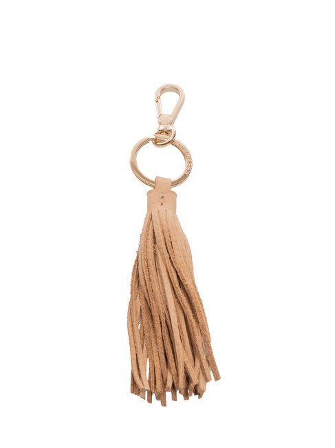 COCCINELLE TASSEL  Leather charm keychain toasted - Key holders