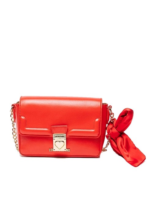 LOVE MOSCHINO FIOCCO Mini shoulder bag RED - Women’s Bags
