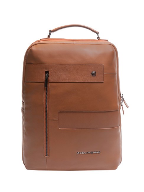 PIQUADRO SMART Leather briefcase backpack for 15.6" pc LEATHER - Laptop backpacks