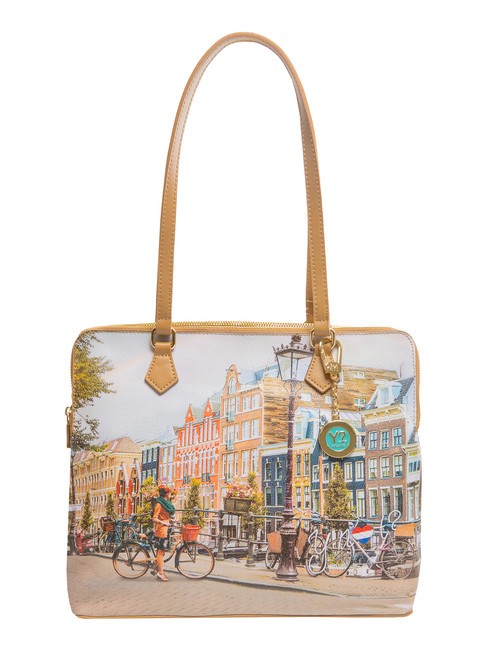 YNOT YESBAG Shoulder bag with shoulder strap amsterdam rainbow - Women’s Bags