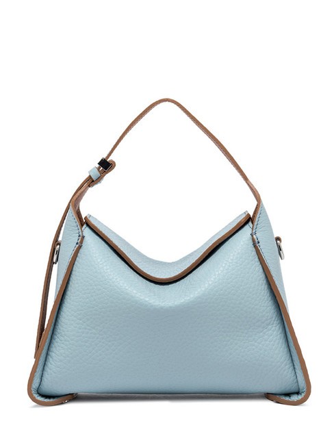 GIANNI CHIARINI PENELOPE Leather shoulder bag with shoulder strap sky-caramel - Women’s Bags