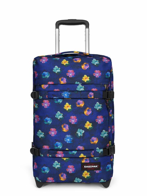 EASTPAK TRANSIT'R S Hand luggage trolley flower blur navy - Hand luggage