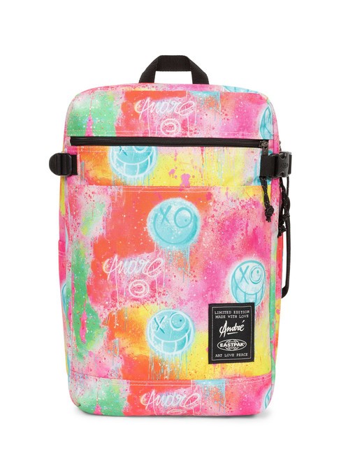 EASTPAK TRANSIT' R PACK x Andrè 15.6" laptop backpack fluorescent clouds - Laptop backpacks