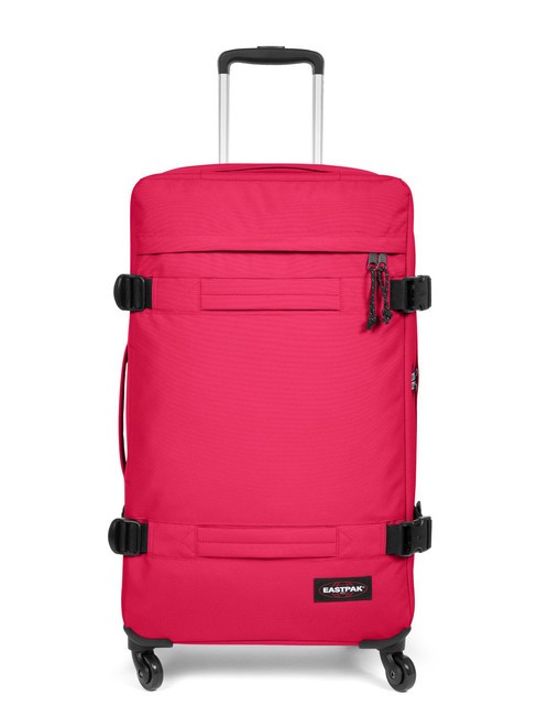 EASTPAK TRANSIT'R 4 L Trolley large size strawberry pink - Semi-rigid Trolley Cases