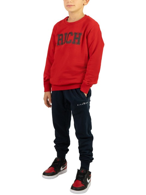 JOHN RICHMOND PUFE Sweatshirt and trousers tracksuit red/blue - Children's tracksuits