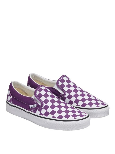 VANS CLASSIC SLIP-ON  Canvas shoes color theory checkerboard purple magic - Unisex shoes