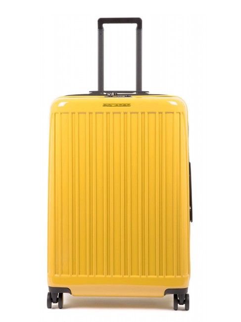PIQUADRO SEEKER Medium trolley 69cm Yellow - Rigid Trolley Cases