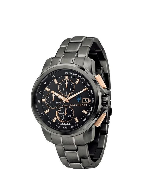 MASERATI SUCCESSO SOLAR Chronograph watch with date gunmetal - Watches