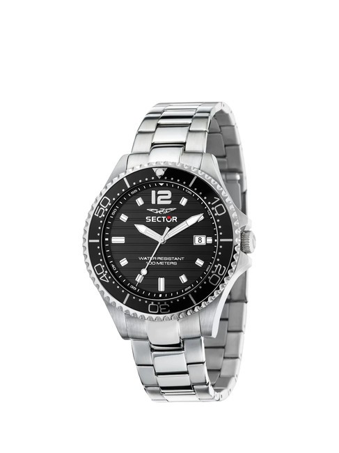SECTOR 230  Time and date clock Black - Watches