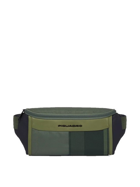 PIQUADRO STEVE Pouch GREEN - Hip pouches