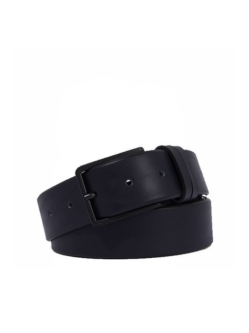PIQUADRO DAVID Shortenable leather belt Black - Belts