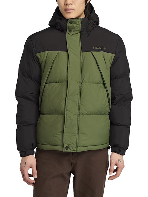 TIMBERLAND PUFFET Water repellent down jacket black/black forest green - Men's down jackets