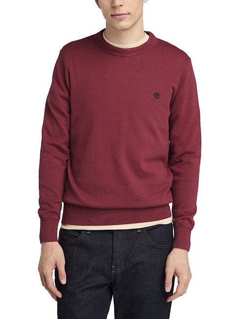 TIMBERLAND WILLIAMS RIVER Crewneck sweater cordovan - Sweatshirts