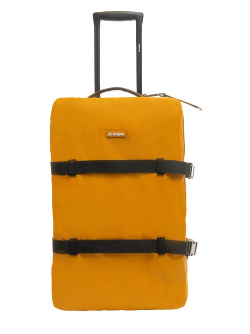 KWAY BLOSSAC  Medium Waterproof Trolley yellow inca/black pure - Semi-rigid Trolley Cases