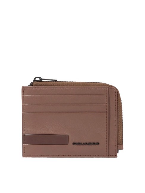 PIQUADRO PAUL Leather coin purse/card holder LEATHER - Men’s Wallets