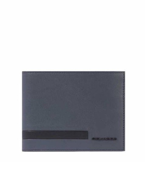 PIQUADRO PAUL Leather wallet with coin purse Black - Men’s Wallets