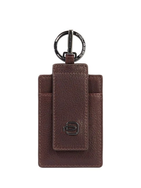 PIQUADRO CARL Leather Keychain MORO - Key holders