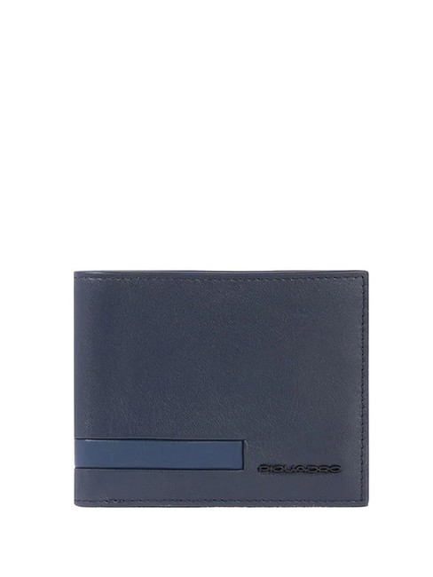 PIQUADRO PAUL Leather wallet blue - Men’s Wallets