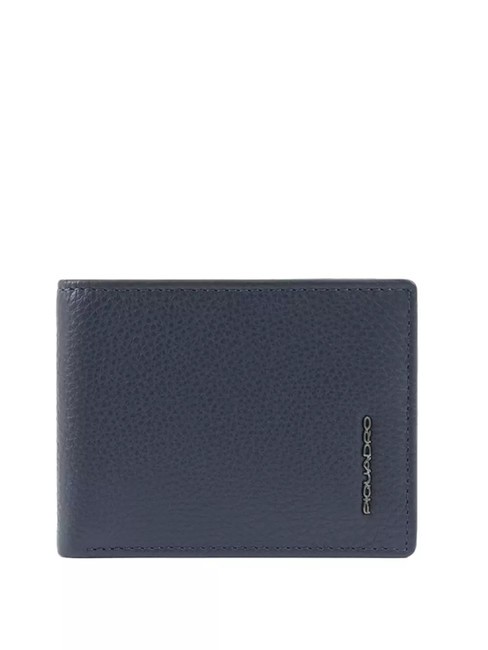 PIQUADRO MODUS RESTYLING Leather wallet blue - Men’s Wallets