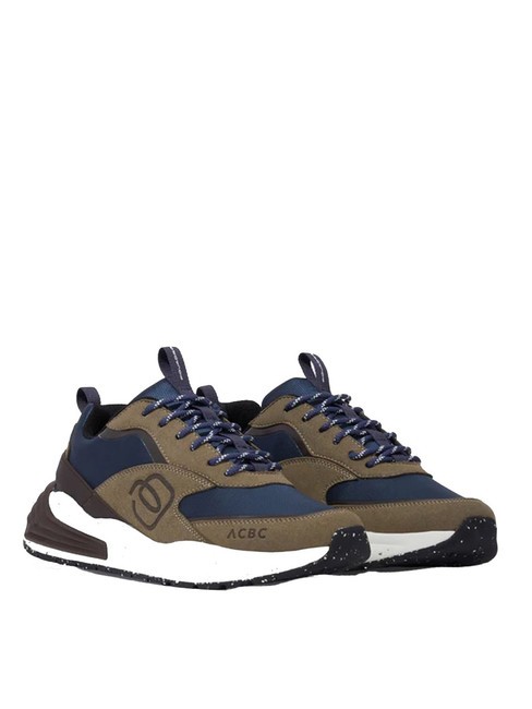 PIQUADRO CORNER 2.0 Sneakers blue/dove grey - Men’s shoes