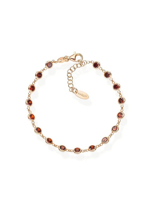 AMEN TENNIS Silver bracelet with blue zircons rose - Bracelets