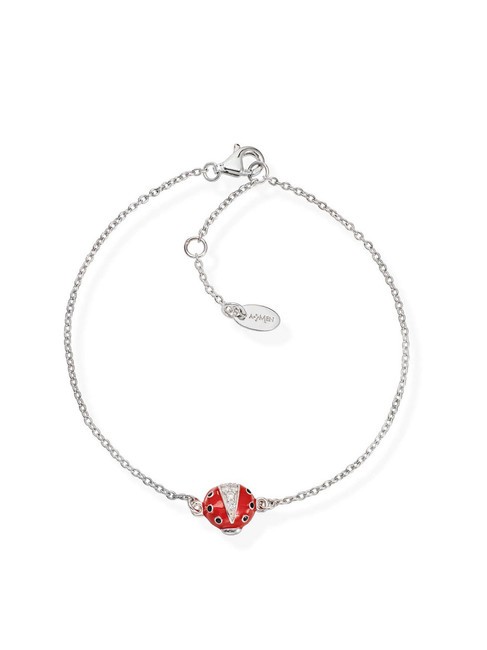 AMEN COCCINELLE Silver bracelet with ladybug rhodium - Bracelets