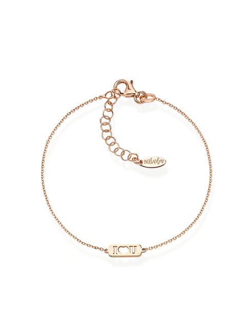 AMEN AMORE I <3 U Tag Bracelet rose - Bracelets