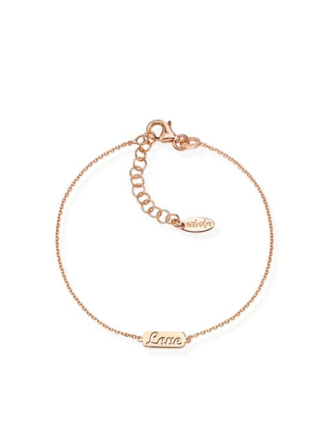 AMEN AMORE LOVE LOVE plate bracelet rose - Bracelets