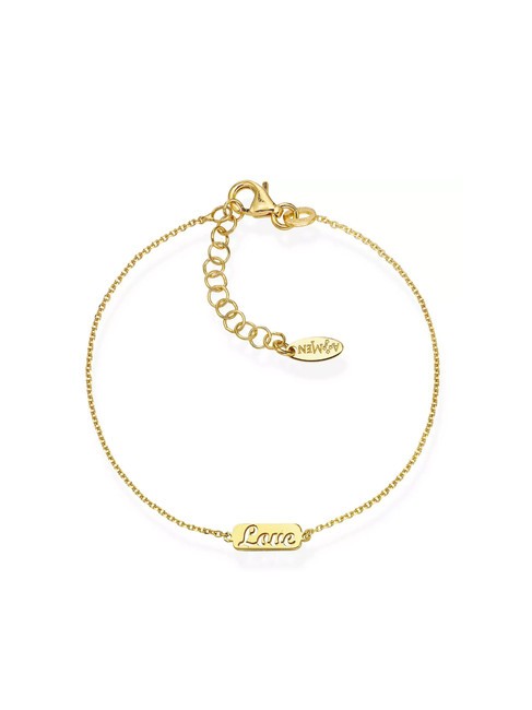 AMEN AMORE LOVE LOVE plate bracelet gold - Bracelets
