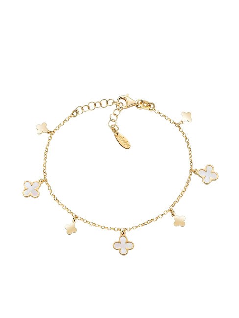 AMEN NATURA Four-leaf clover charm bracelet gold - Bracelets
