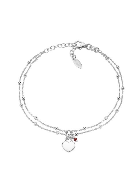AMEN AMORE Heart charm silver bracelet rhodium - Bracelets