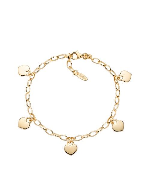 AMEN AMORE Silver bracelet with little hearts gold - Bracelets