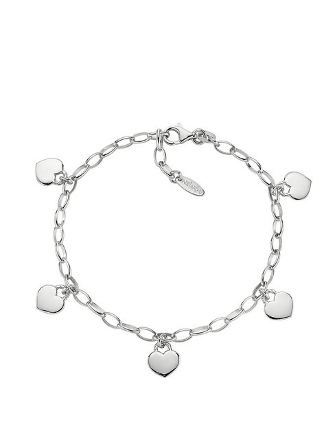 AMEN AMORE Silver bracelet with little hearts rhodium - Bracelets