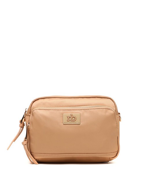 ROCCOBAROCCO GLORIA Small shoulder bag with pocket beige - Women’s Bags