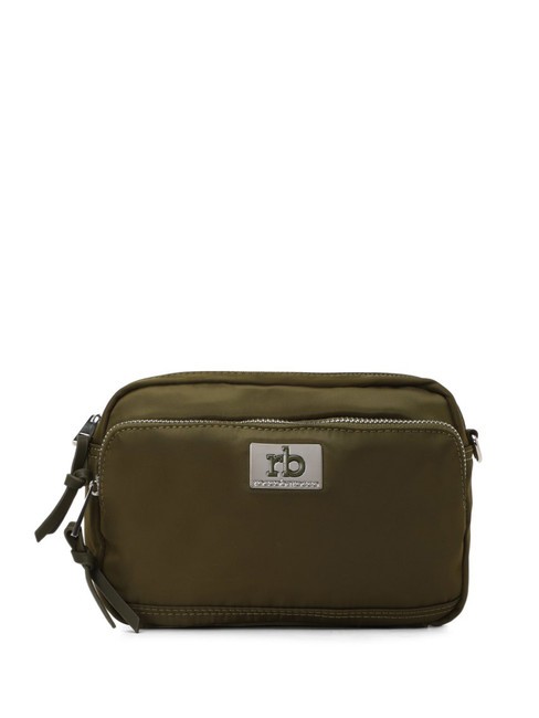 ROCCOBAROCCO GLORIA Small shoulder bag with pocket military green - Women’s Bags