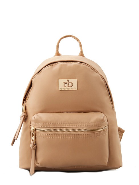 ROCCOBAROCCO GLORIA Backpack with pocket beige - Women’s Bags