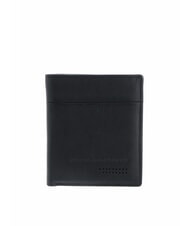 PIQUADRO URBAN  Vertical leather wallet Black - Men’s Wallets - 1