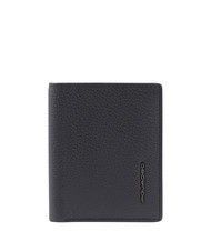 PIQUADRO MODUS RESTYLING  Leather wallet Black - Men’s Wallets - 1