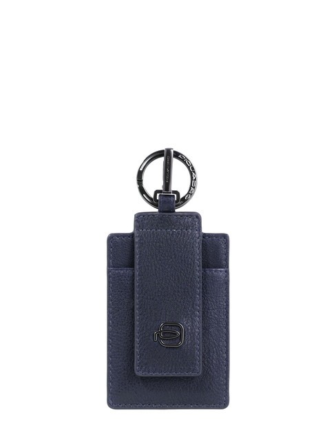 PIQUADRO CARL Leather Keychain blue - Key holders