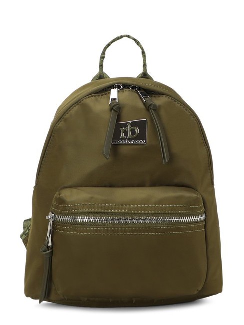 ROCCOBAROCCO GLORIA Backpack with pocket military green - Women’s Bags