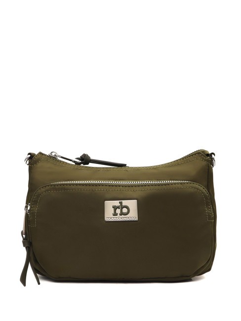 ROCCOBAROCCO GLORIA Shoulder bag with pocket military green - Women’s Bags