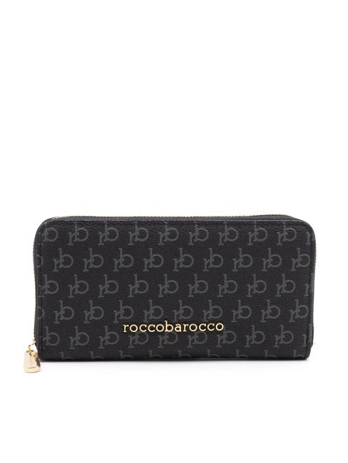 ROCCOBAROCCO DEVA Large zip around wallet black - Women’s Wallets