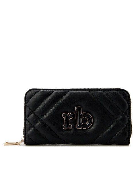 ROCCOBAROCCO DEA Large zip around wallet black - Women’s Wallets