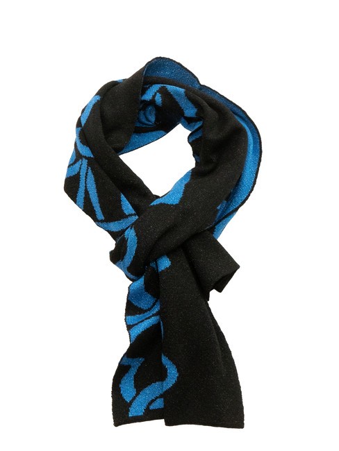 MOSCHINO HEARTS LUREX Scarf black/blue - Scarves
