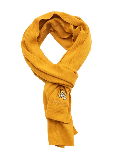 MOSCHINO TEDDY TOY Wool scarf orange - Scarves