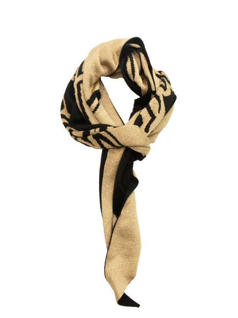 MOSCHINO BOUTIQUE LOGO Scarf black/beige - Scarves