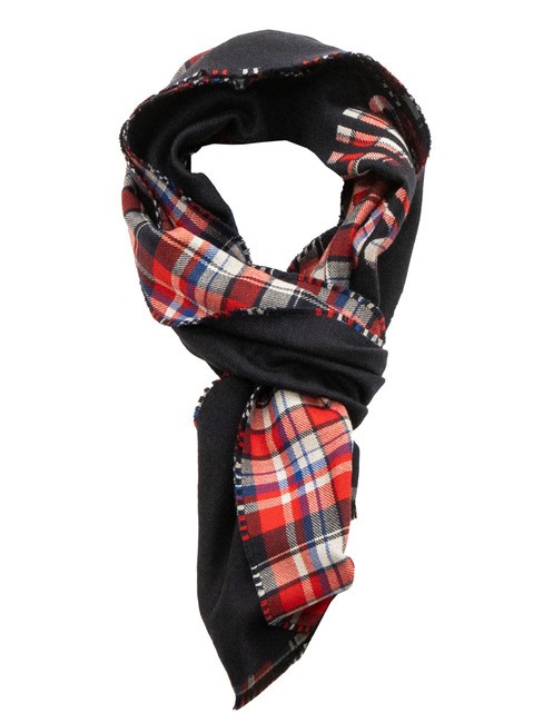 MOSCHINO MILANO Wool scarf blue - Scarves
