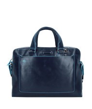 PIQUADRO BLUE SQUARE BLUE SQUARE Briefcase for PC 14 " blue - Work Briefcases - 1